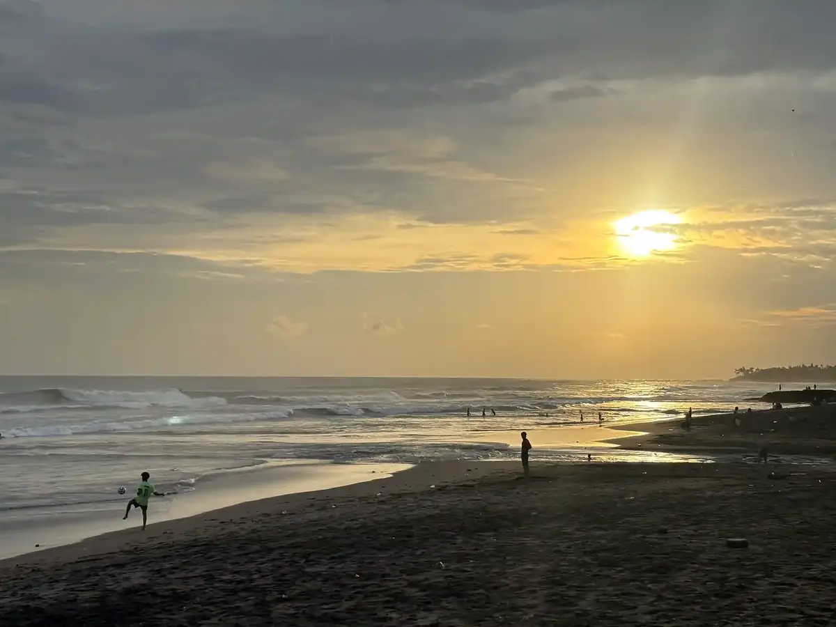 Sunset over Echo Beach, Canggu